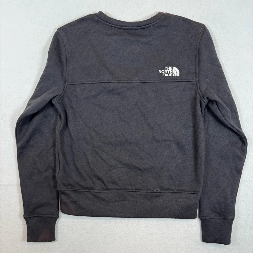 The North Face Deadstock Men's Charcoal Crewneck Sweatshirt - Picture 2 of 3